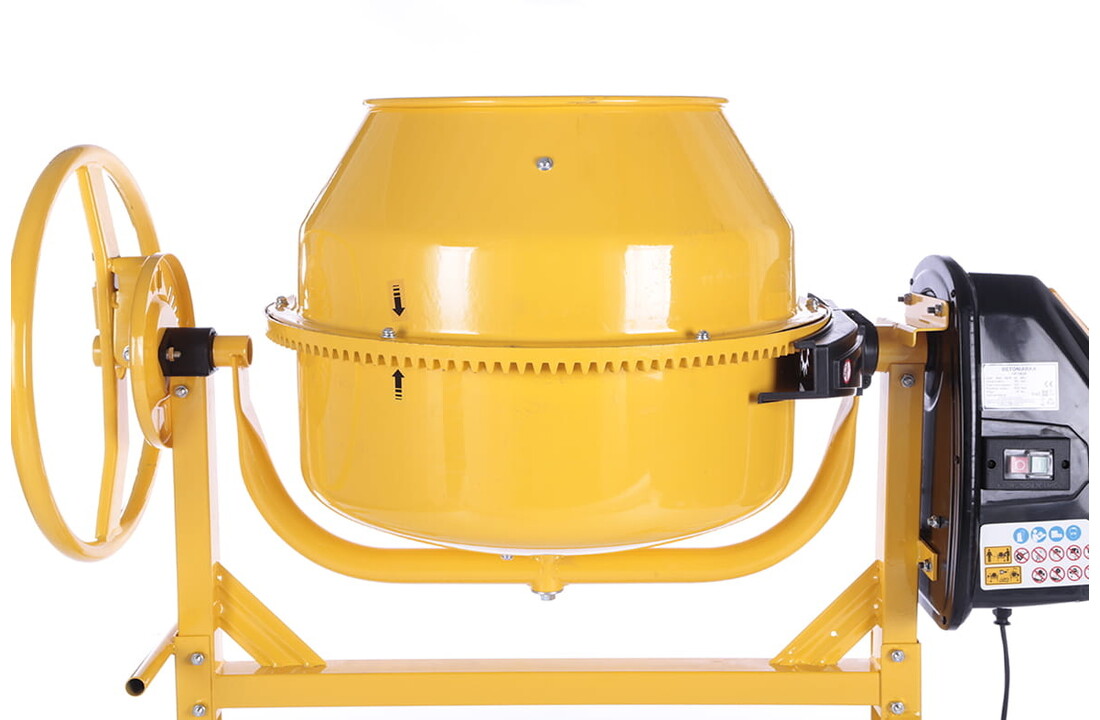 Betonmolen - betonmixer - 140L - 550W - HIGHER - geel