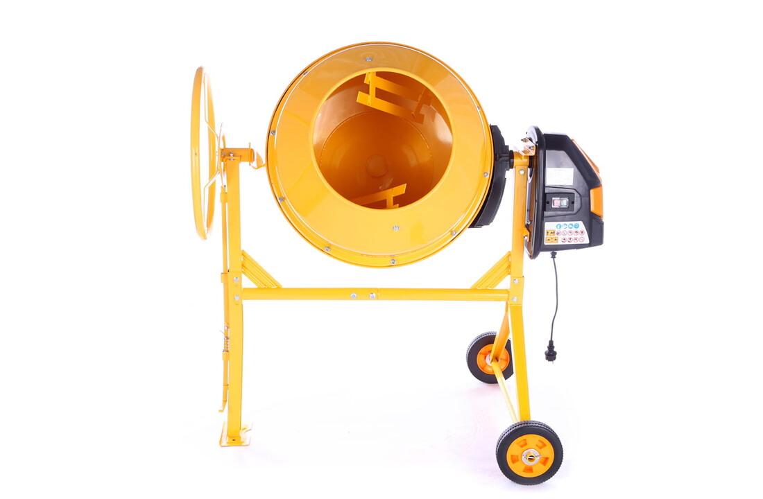 Betonmolen - betonmixer - 140L - 550W - HIGHER - geel