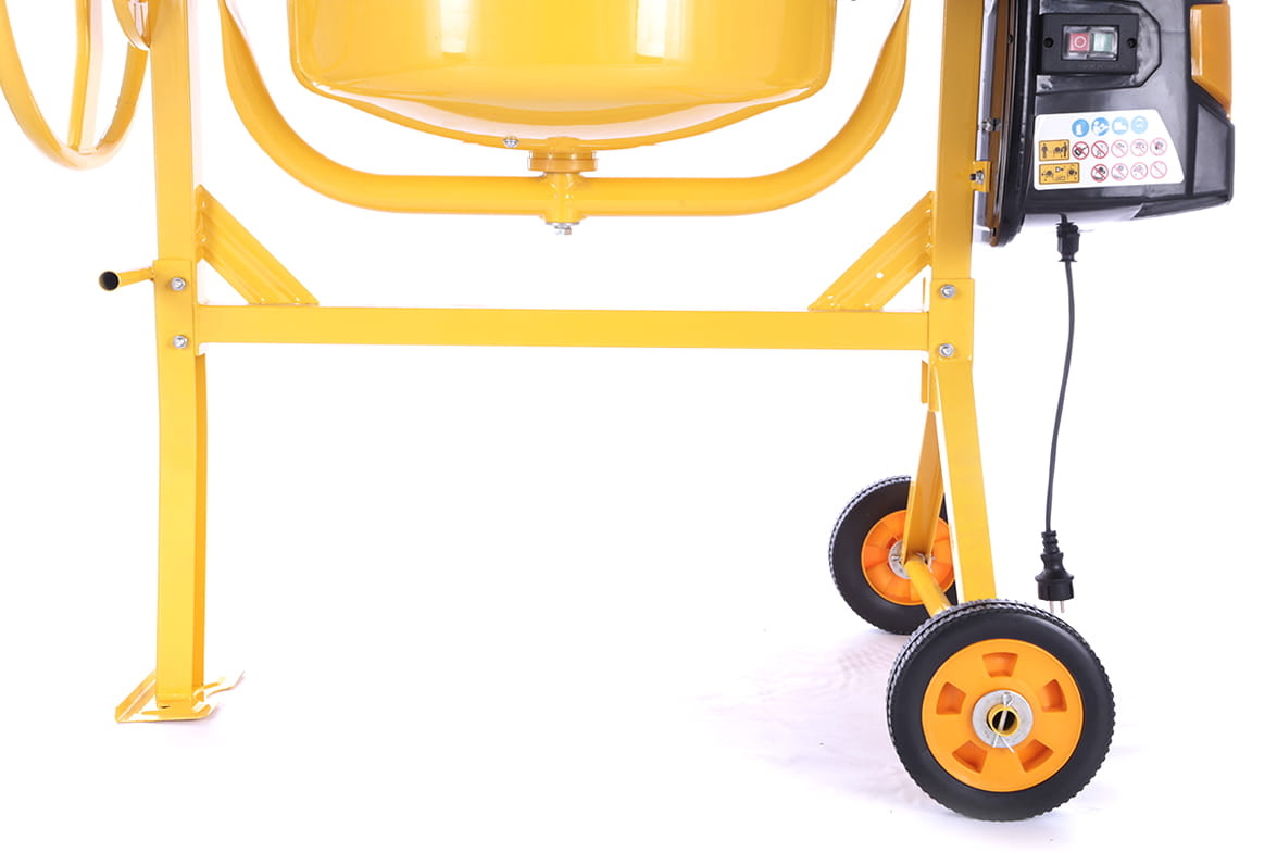 Betonmolen - betonmixer - 180L - 650W - HIGHER - geel