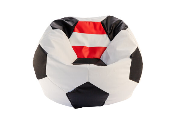 Voetbal zitzak - EURO 2024 - maat L - Ø 90 cm - Oostenrijk
