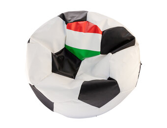 Voetbal zitzak - EURO 2024 - maat L - Ø 90 cm - Hongarije