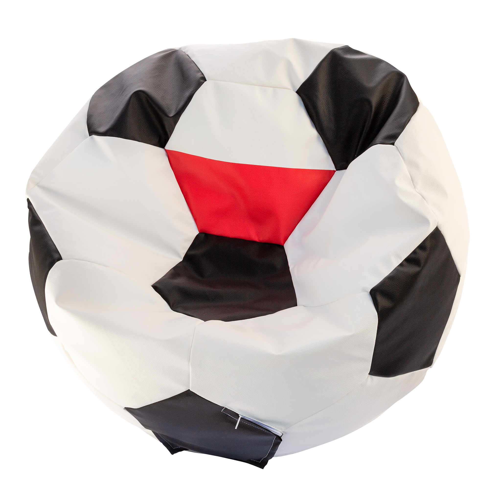 Voetbal zitzak - EURO 2024 - maat L - Ø 90 cm - Polen