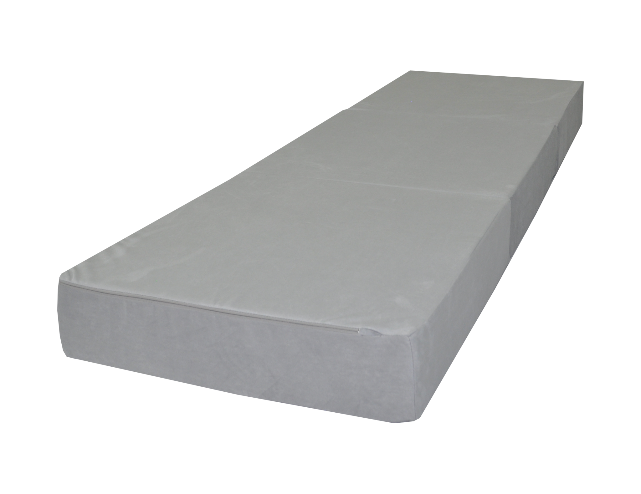 Opvouwbaar matras - logeermatras - 195x65x15 cm - grijs