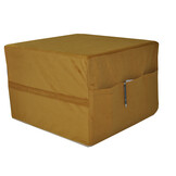 Opvouwbaar matras - logeermatras - 195x65x15 cm - okergeel