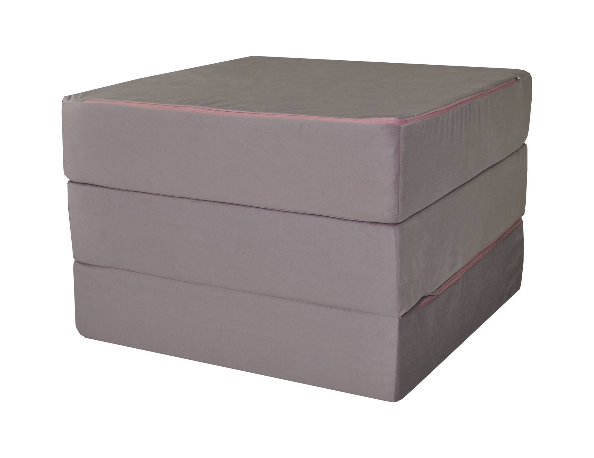 Opvouwbaar matras - logeermatras - 195x65x15 cm - lila