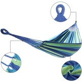 Hangmat - 2 persoons - 220x150 cm - blauw groen