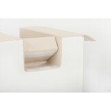 Foam blokken - met hoepel en glijbaan - 7 delig - beige