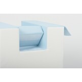 Foam blokken - met hoepel en glijbaan - 7 delig - blauw