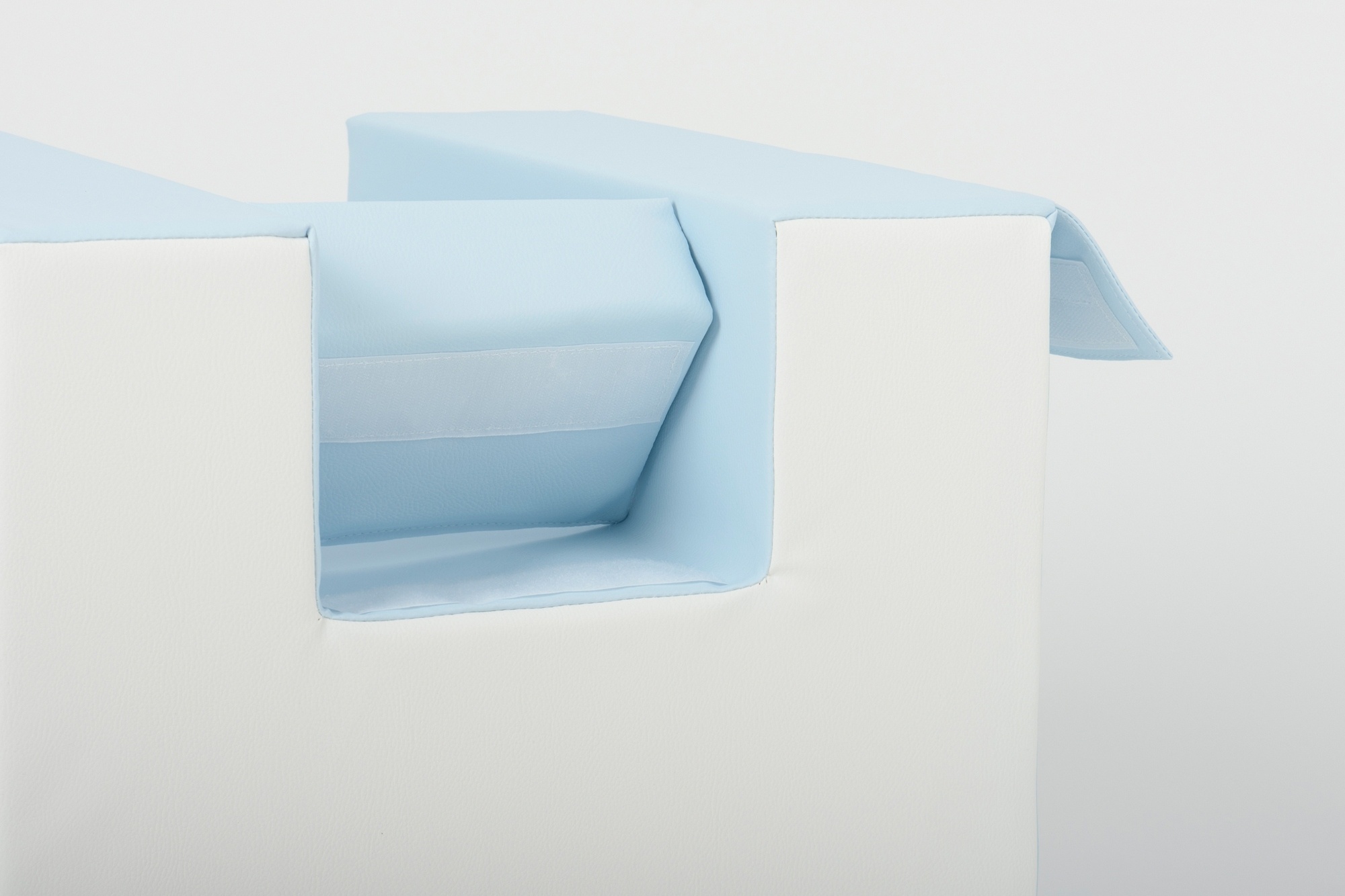 Foam blokken - met hoepel en glijbaan - 7 delig - blauw