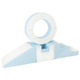 Foam blokken - met hoepel en glijbaan - 7 delig - blauw