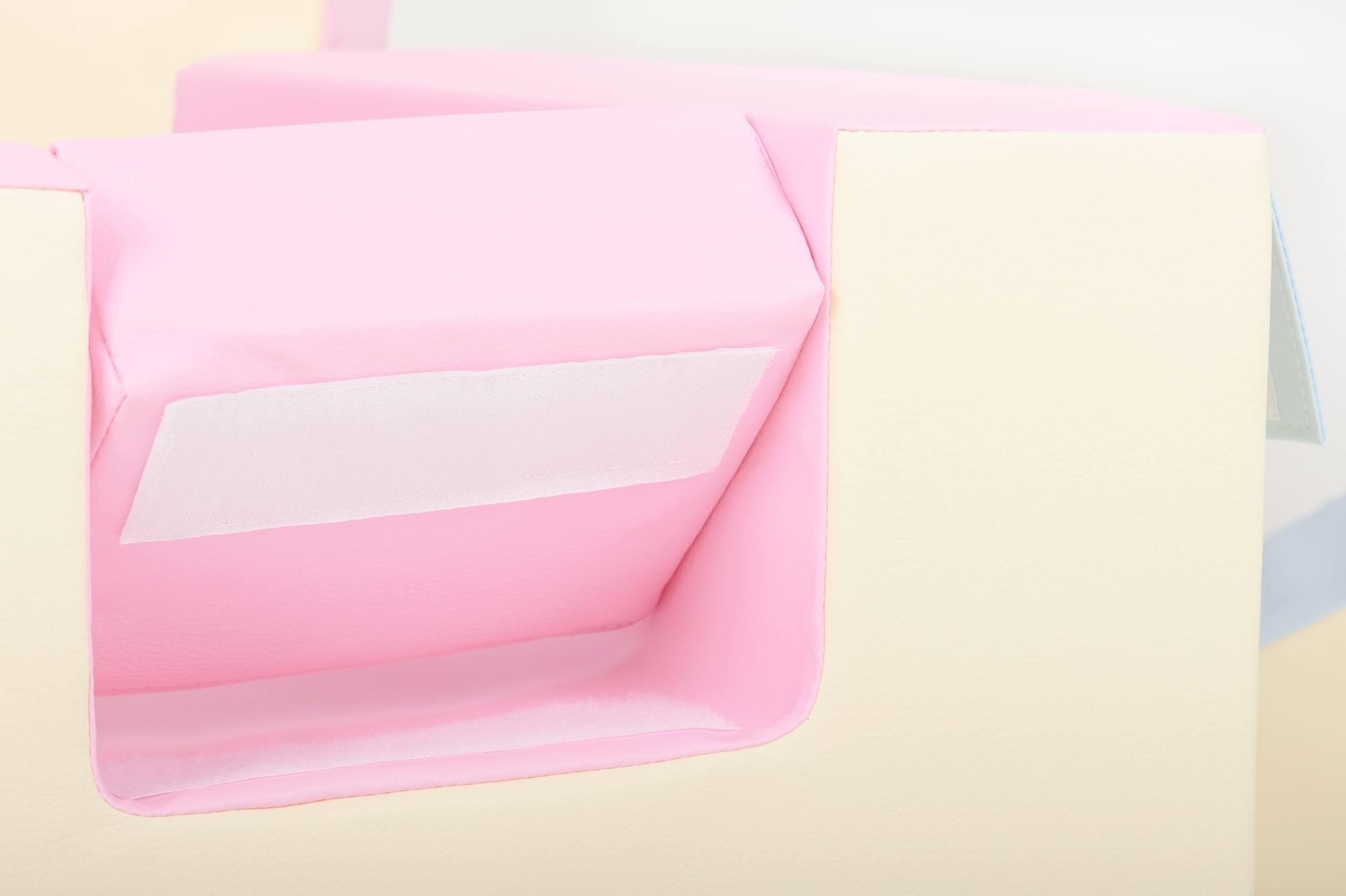 Foam blokken - met hoepel en glijbaan - 7 delig - pastelkleuren