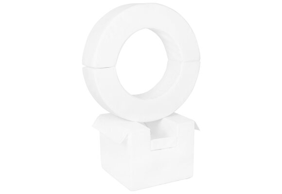 Foam blokken - hoepel - Ø 78 cm - 3 delig - wit