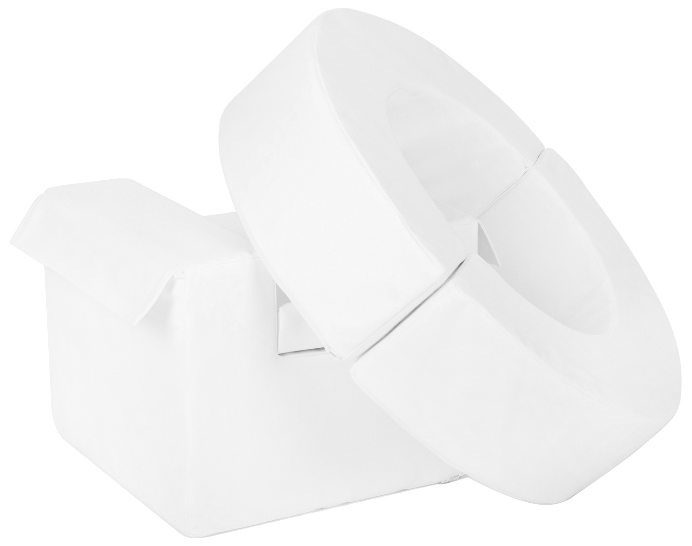 Foam blokken - hoepel - Ø 78 cm - 3 delig - wit