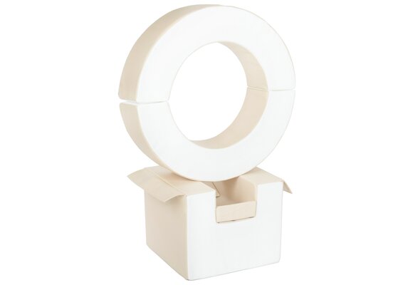 Foam blokken - hoepel - Ø 78 cm - 3 delig - beige