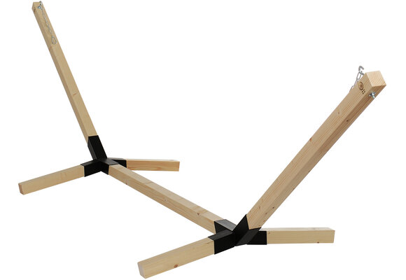 Standaard hangmat - XXL - tot 150 kg - hout