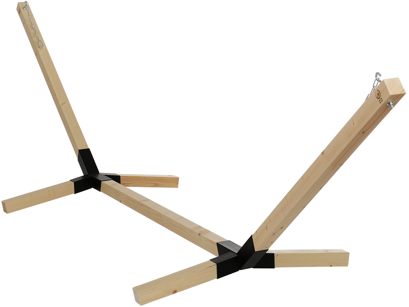 Standaard hangmat - XXL - tot 150 kg - hout