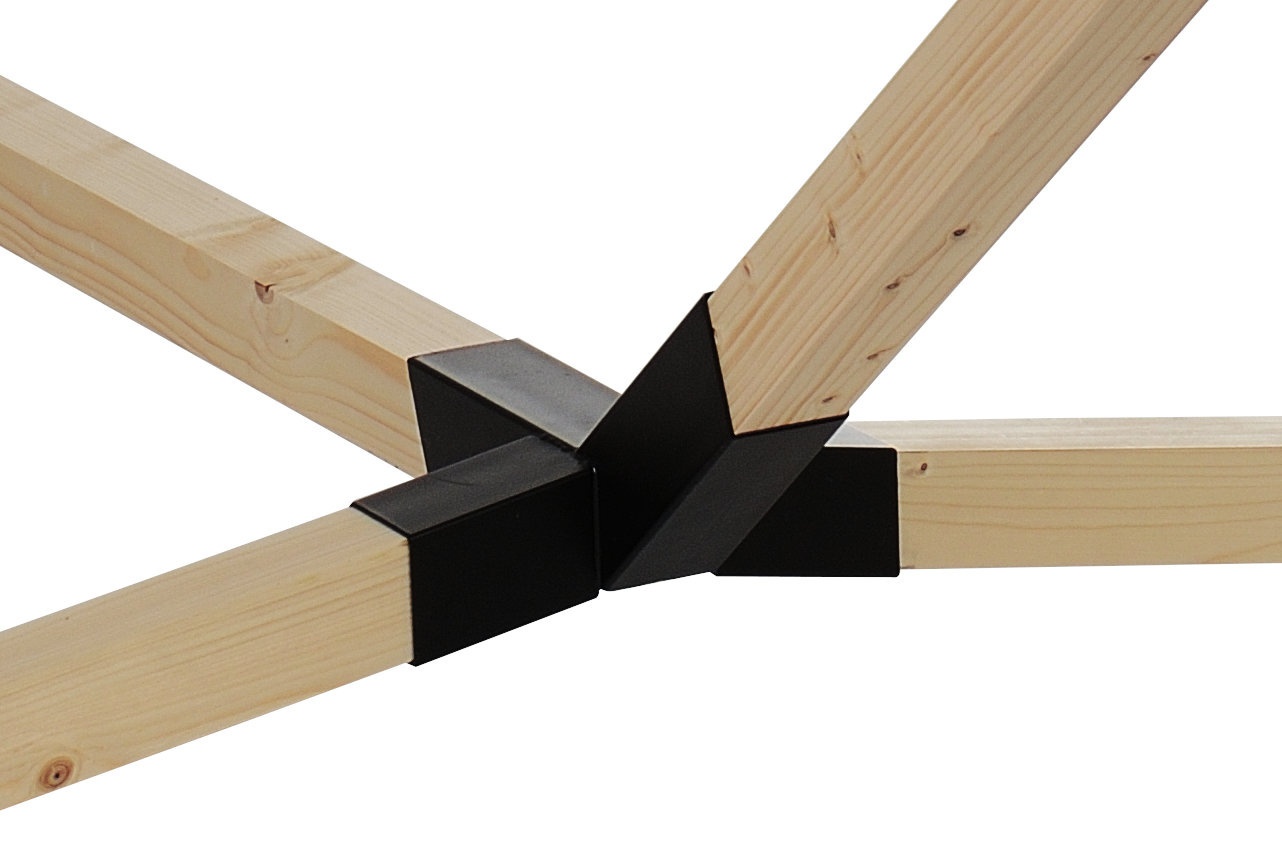 Standaard hangmat - XXL - tot 150 kg - hout