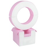 Foam blokken - hoepel - Ø 78 cm - 3 delig - roze