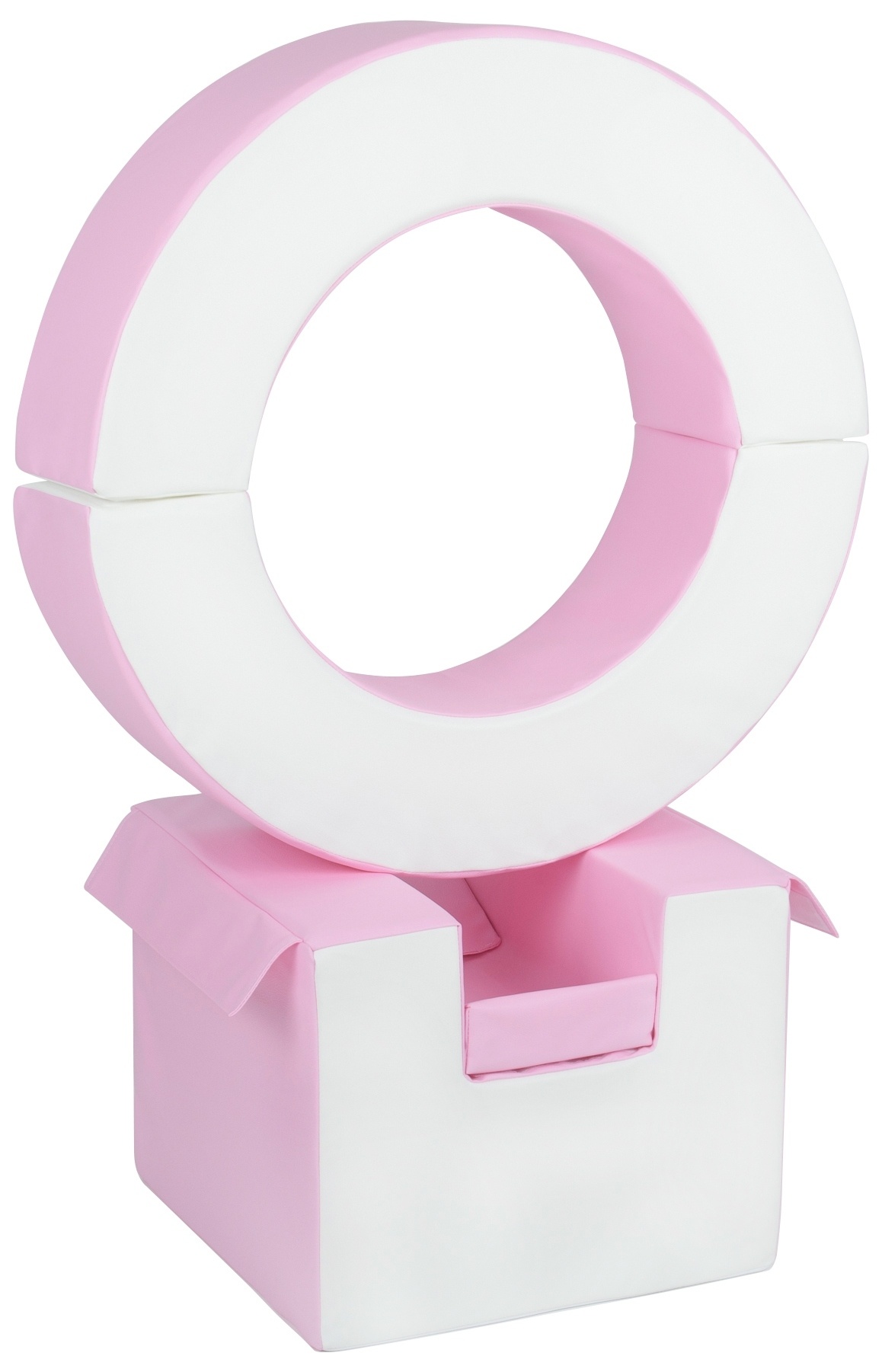 Foam blokken - hoepel - Ø 78 cm - 3 delig - roze
