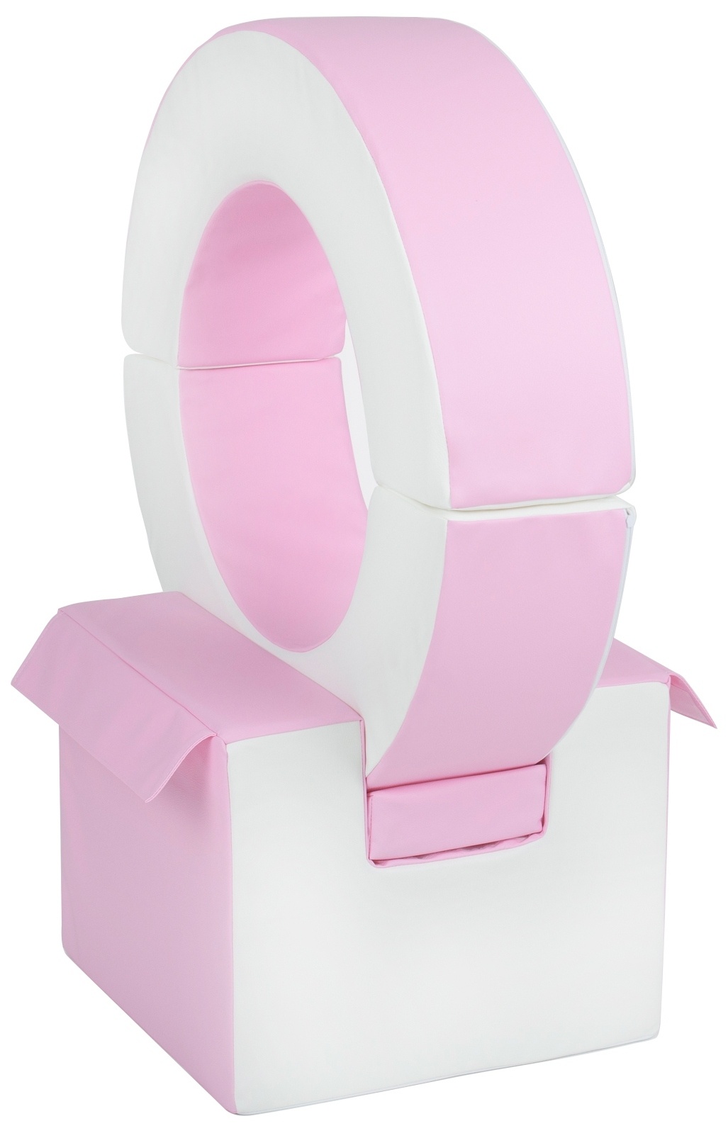 Foam blokken - hoepel - Ø 78 cm - 3 delig - roze