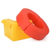 Foam blokken - hoepel - Ø 78 cm - 3 delig - oranje geel