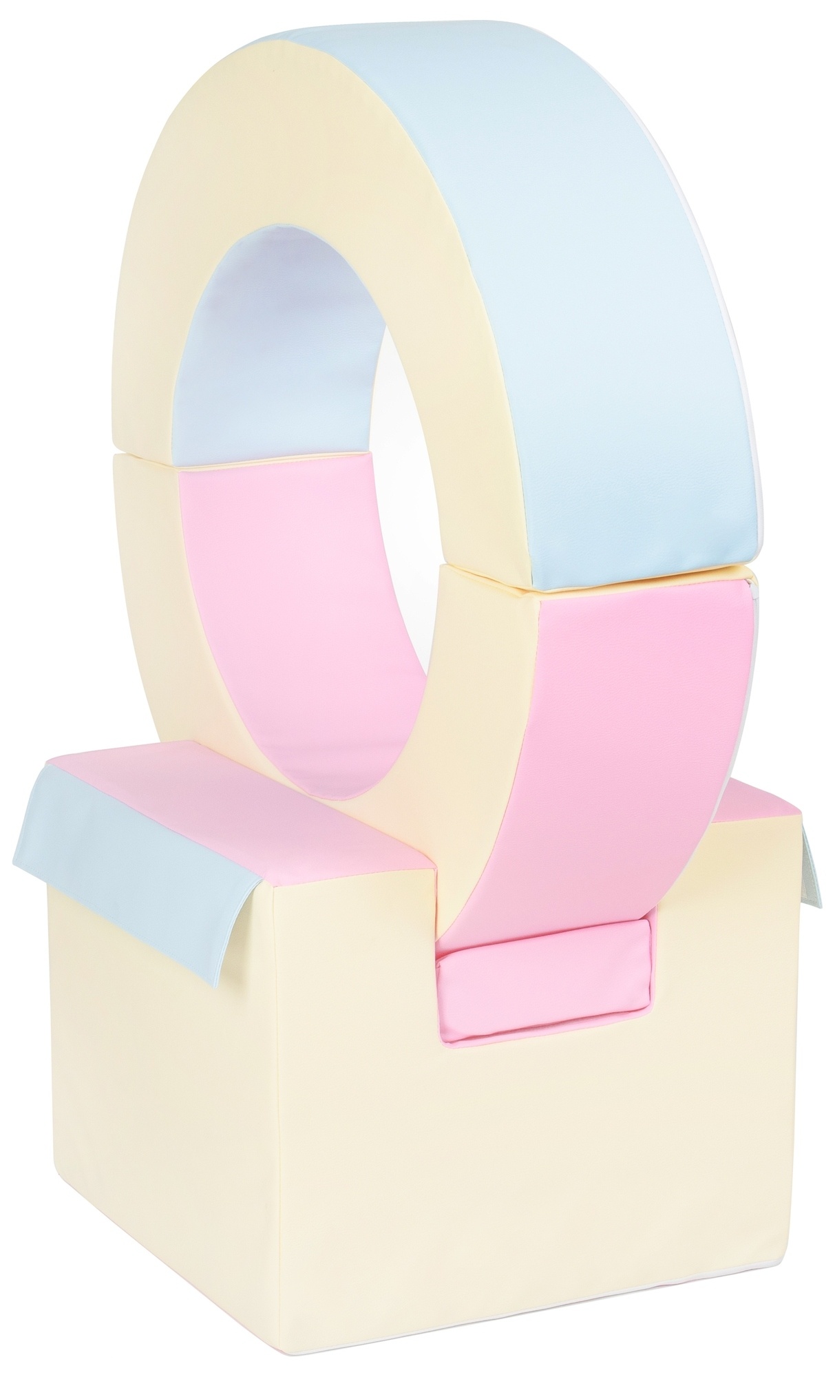 Foam blokken - hoepel - Ø 78 cm - 3 delig - pastelkleuren