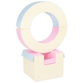 Foam blokken - hoepel - Ø 78 cm - 3 delig - pastelkleuren