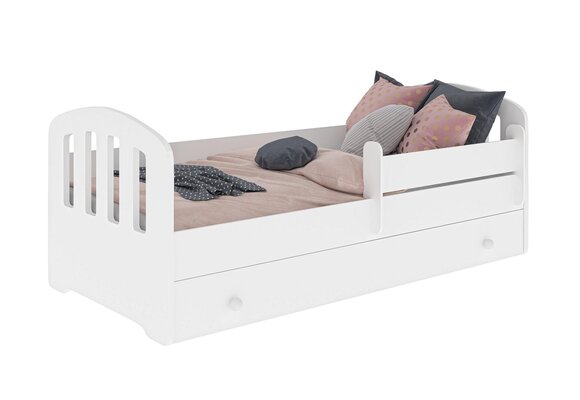 Peuterbed FELIX - met lade - 160x80 cm - wit