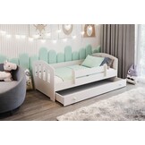 Peuterbed FELIX - met lade - 160x80 cm - wit