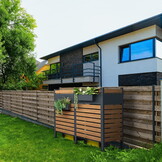 Kliko ombouw - 2 containers - 171x89x150cm - antraciet houtlook