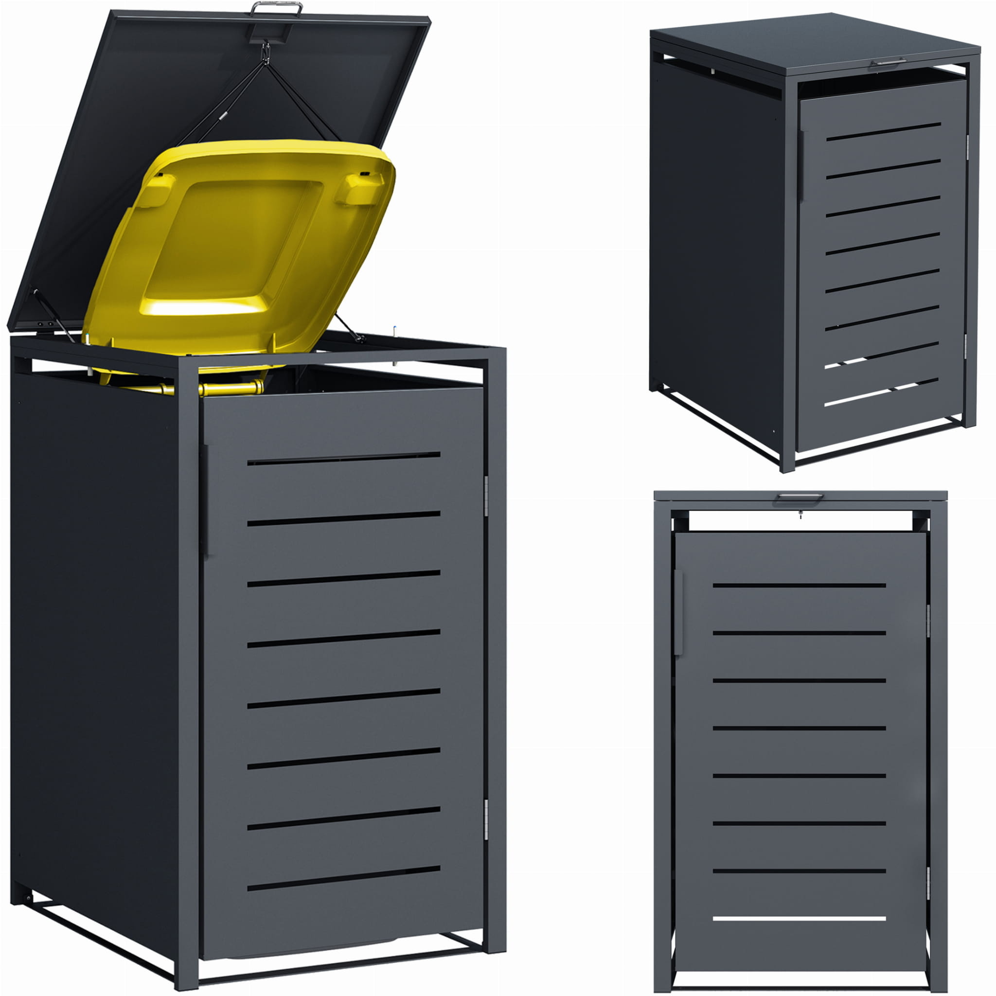 Container ombouw - 1 containers - 68x80x116cm - antraciet