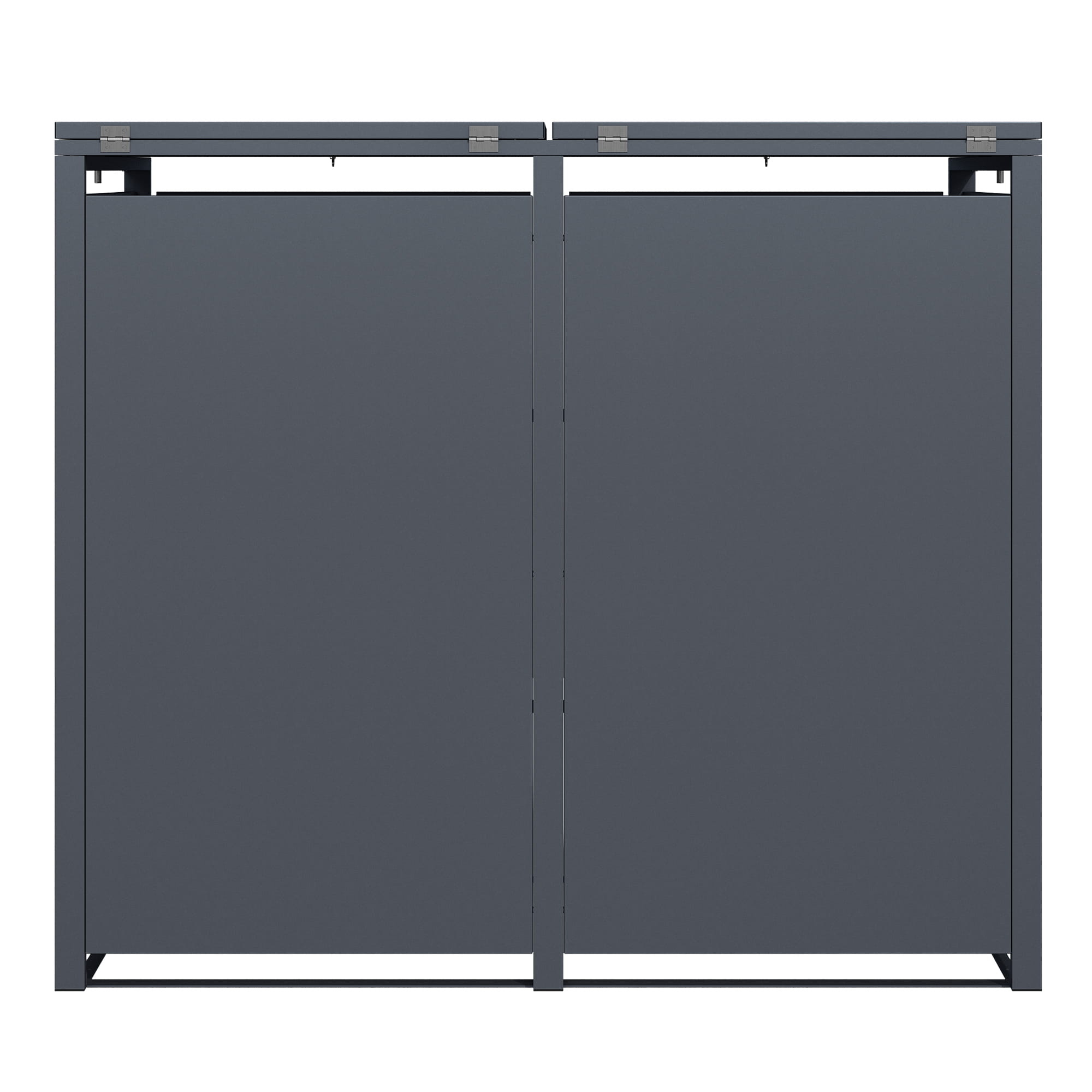 Container ombouw - 2 containers - 132x80x116cm - antraciet