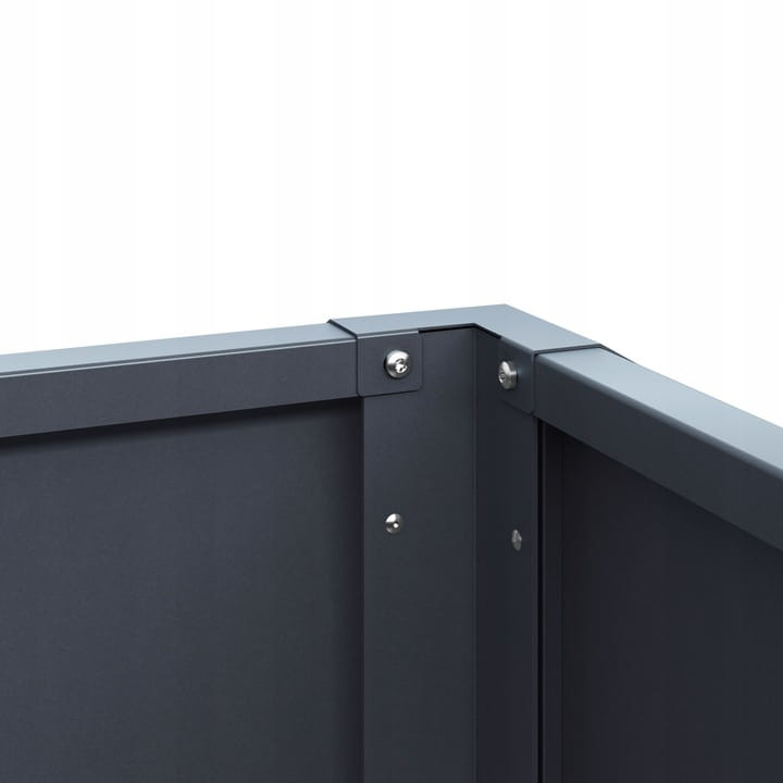 Plantenbak buiten - 200x75x77cm - staal - antraciet