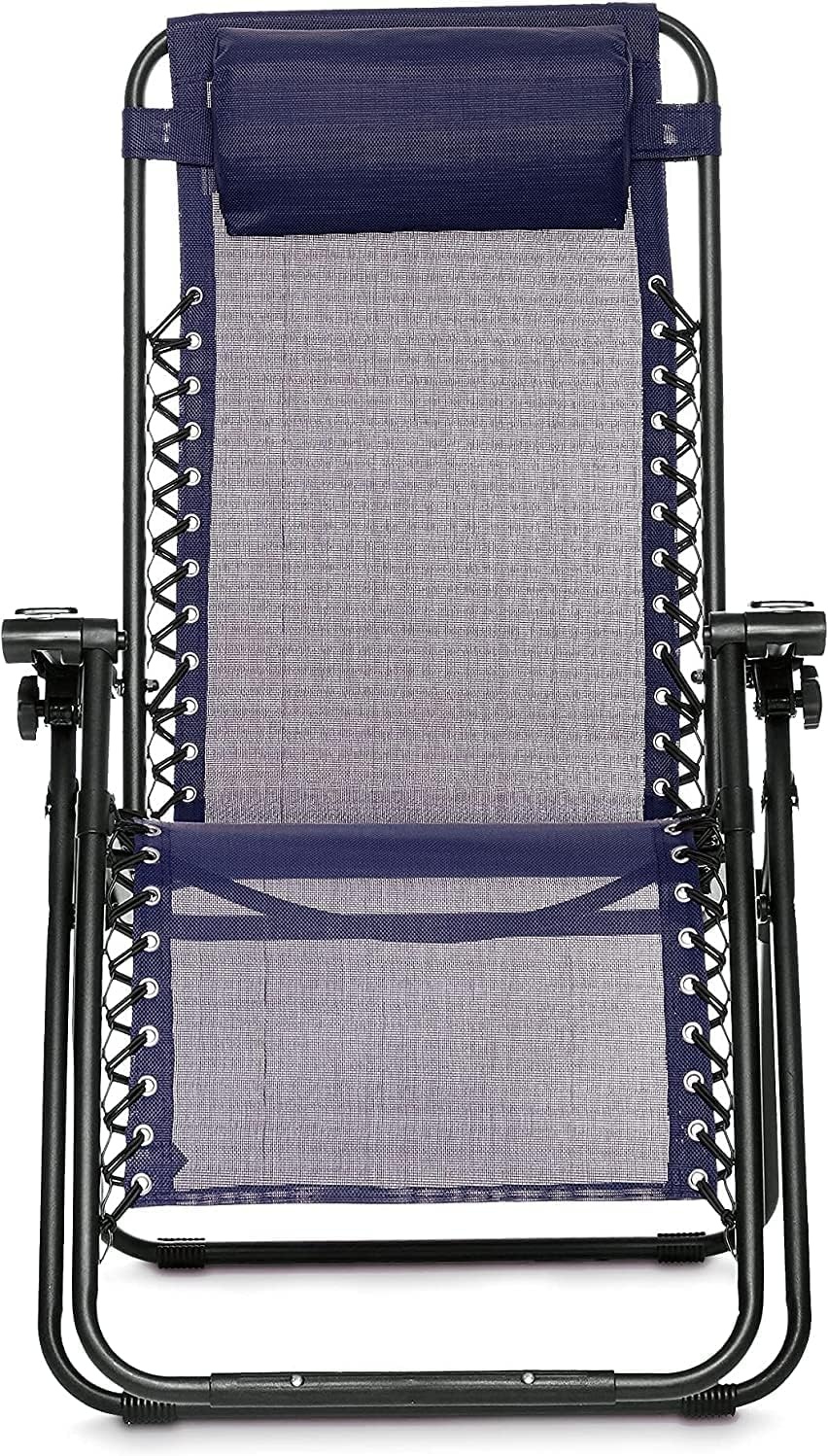 Tuinstoel Zero Gravity ligstoel donkerblauw - 86x67x107 cm