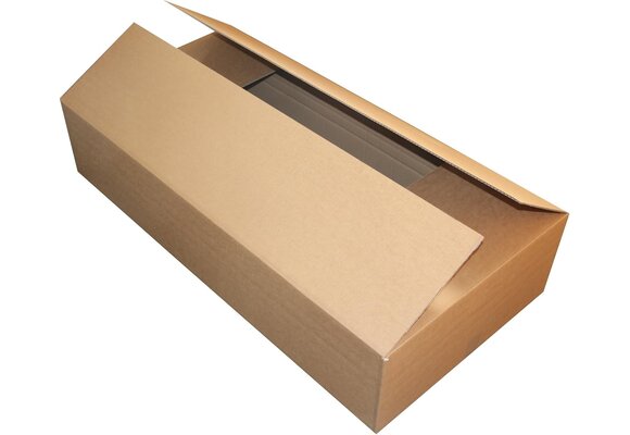 Verzenddozen - dubbelgolf karton - 119x42x16 cm - langwerpige items