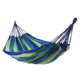 Hangmat 2 persoons XL – 220 x 160 cm – Blauwe touwen