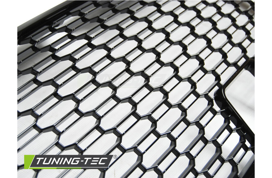 Grill geschikt voor AUDI A3/S3 (8V) vanaf 2017 hatchback/sedan/cabrio - glans zwart