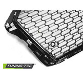 Grill geschikt voor AUDI A3/S3 (8V) vanaf 2017 hatchback/sedan/cabrio - glans zwart