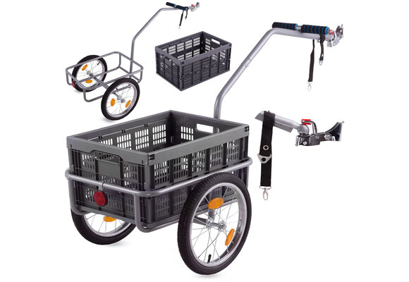 Fietskar - Fietsaanhanger - tot 50 kg - afneembare transportbox