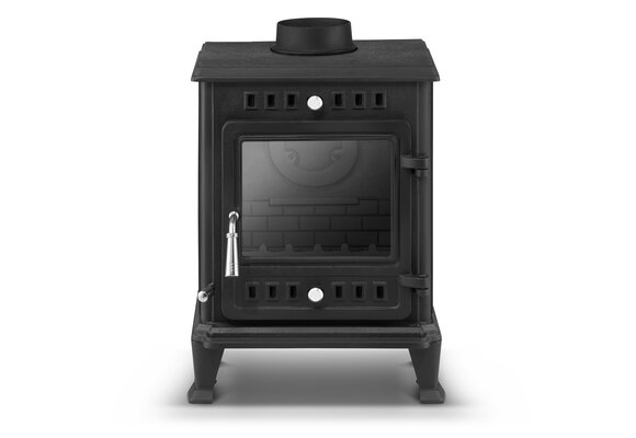 Houtkachel OSVALD - retro - gietijzer - 6kw - energieklasse A+
