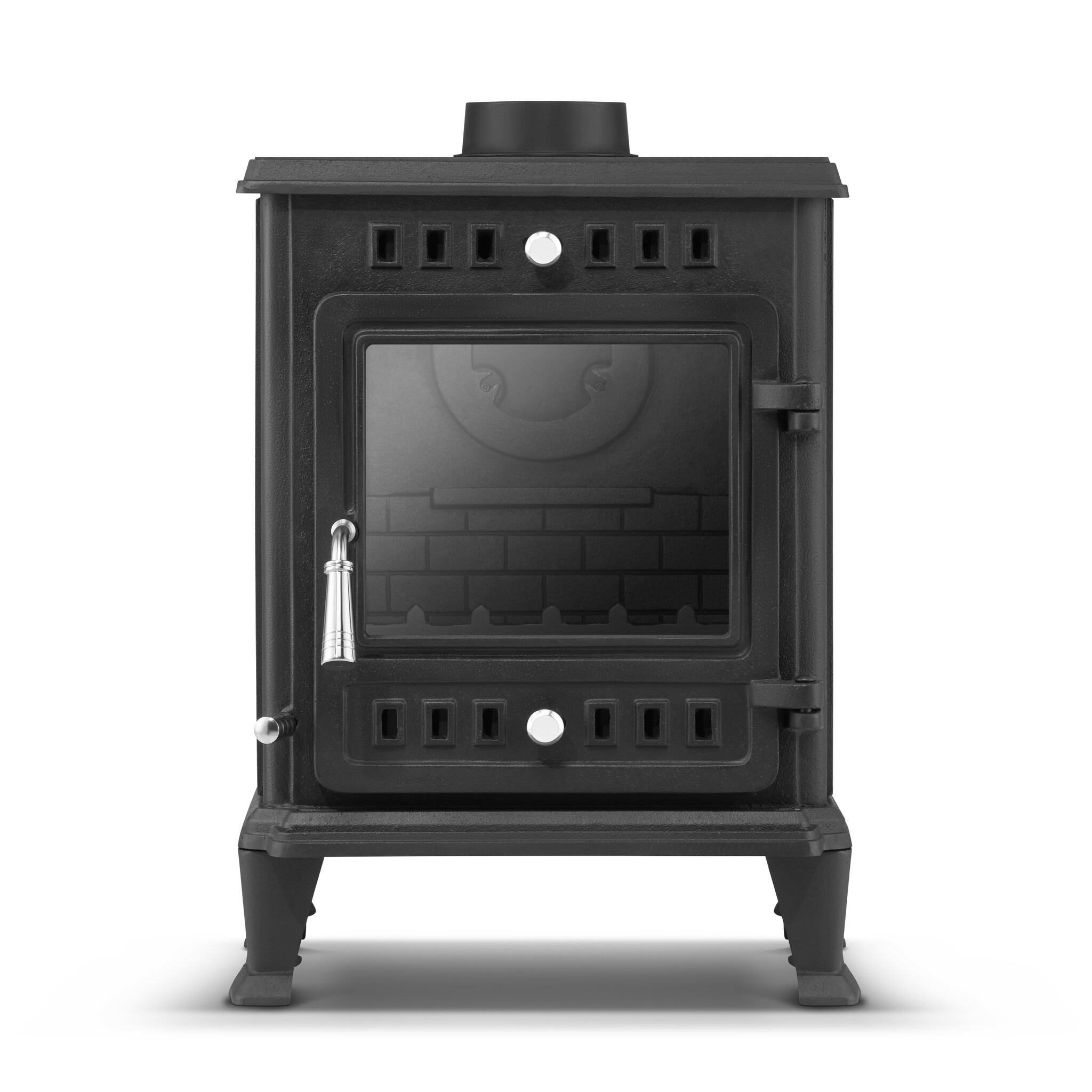 Houtkachel OSVALD - retro - gietijzer - 6kw - energieklasse A+