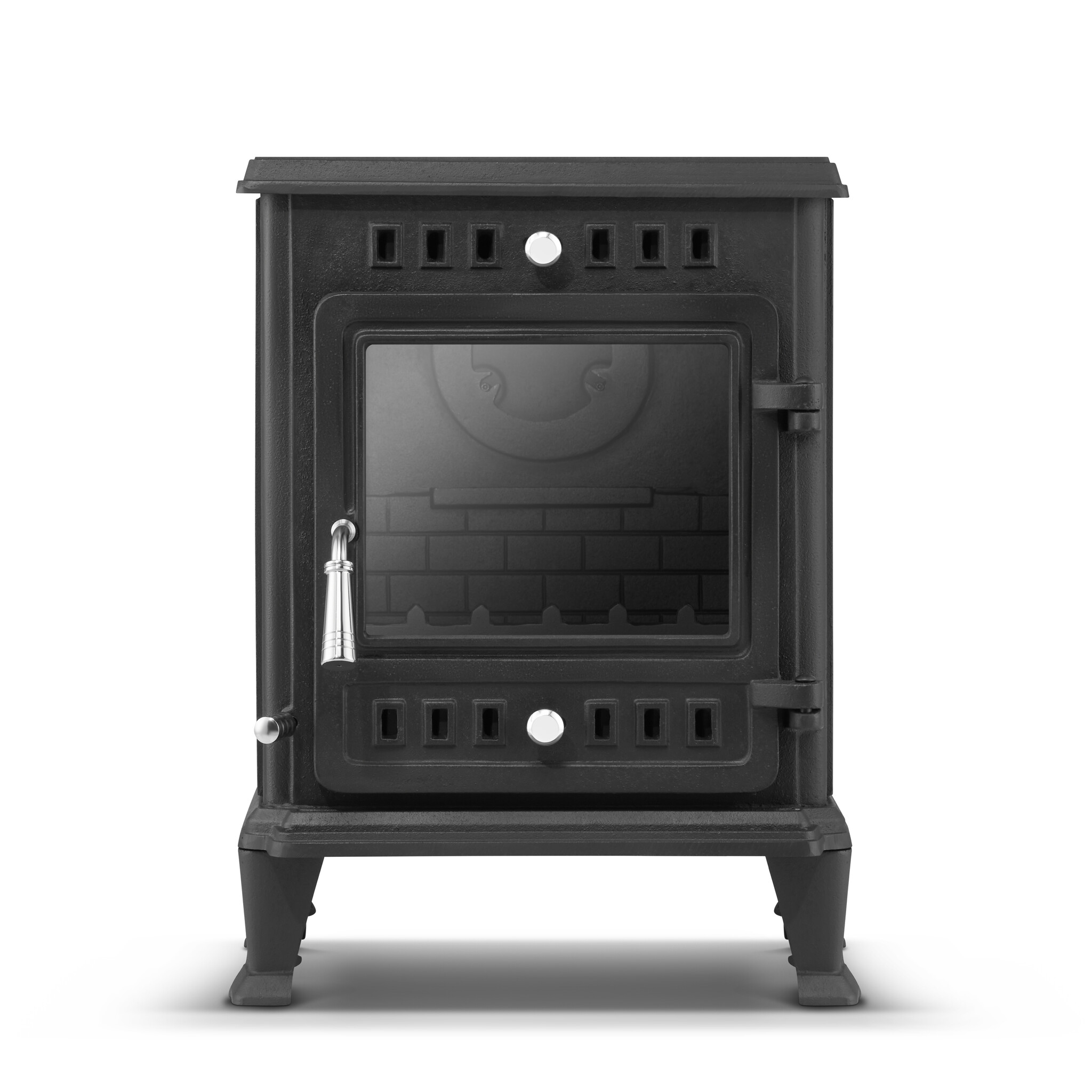 Houtkachel OSVALD - retro - gietijzer - 6kw - energieklasse A+