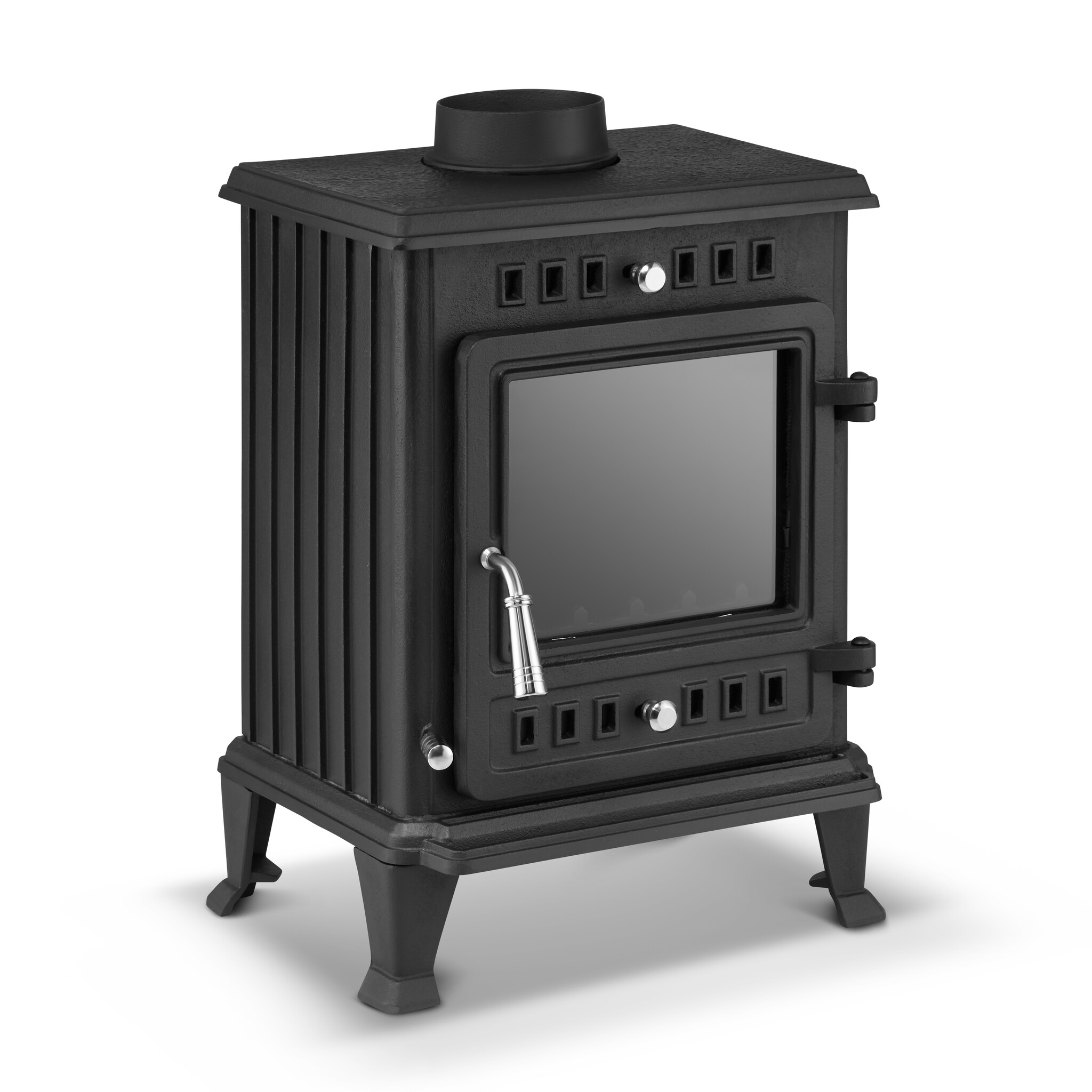 Houtkachel OSVALD - retro - gietijzer - 6kw - energieklasse A+