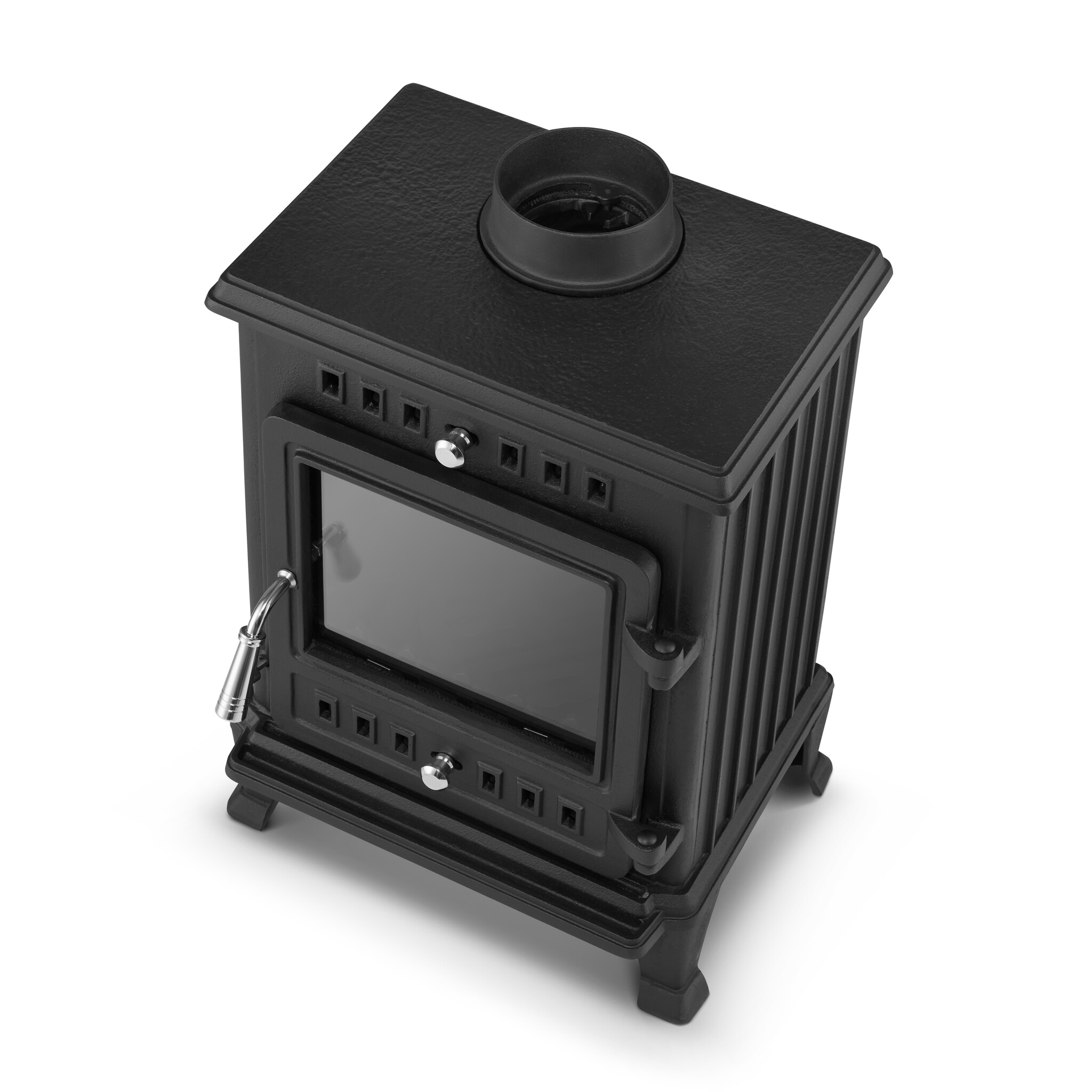 Houtkachel OSVALD - retro - gietijzer - 6kw - energieklasse A+