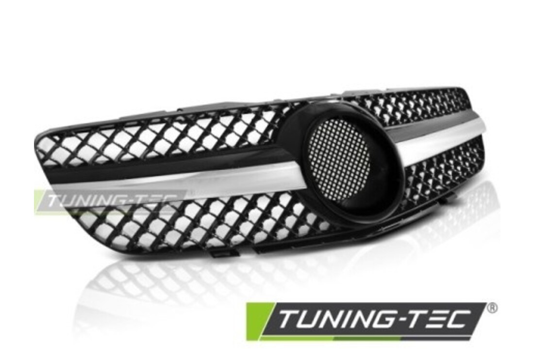 Grill geschikt voor MERCEDES SL R230 01-06 CL63 STIJL ZWART CHROOM