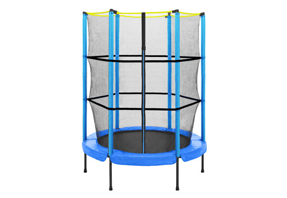 Trampoline met veiligheidsnet - Ø 152 cm - 5ft - blauw