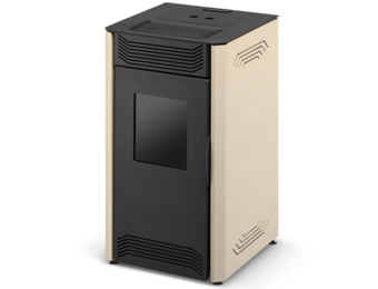 Pelletkachel 8 kW - luchtverhit - 23kg pellettank - met WiFi