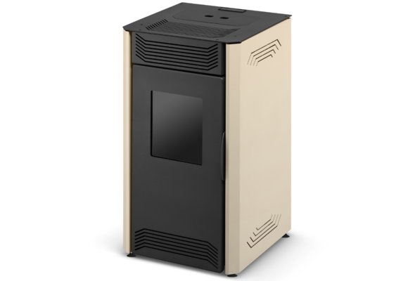 Pelletkachel 8 kW - luchtverhit - 23kg pellettank - met WiFi