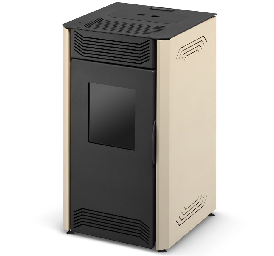 Pelletkachel 8 kW - luchtverhit - 23kg pellettank - met WiFi