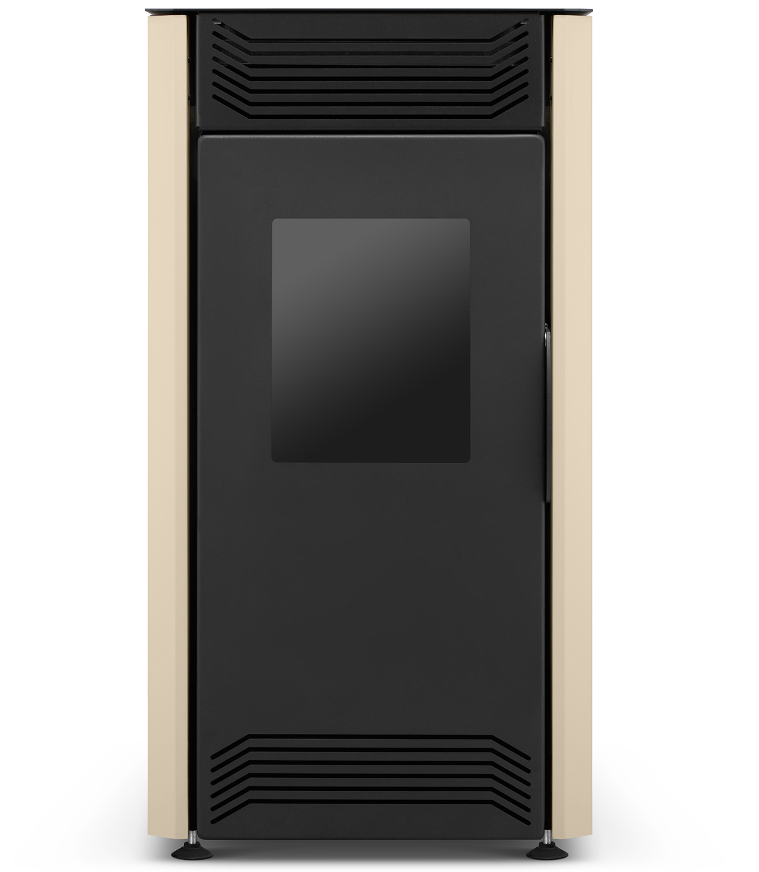 Pelletkachel 8 kW - luchtverhit - 23kg pellettank - met WiFi